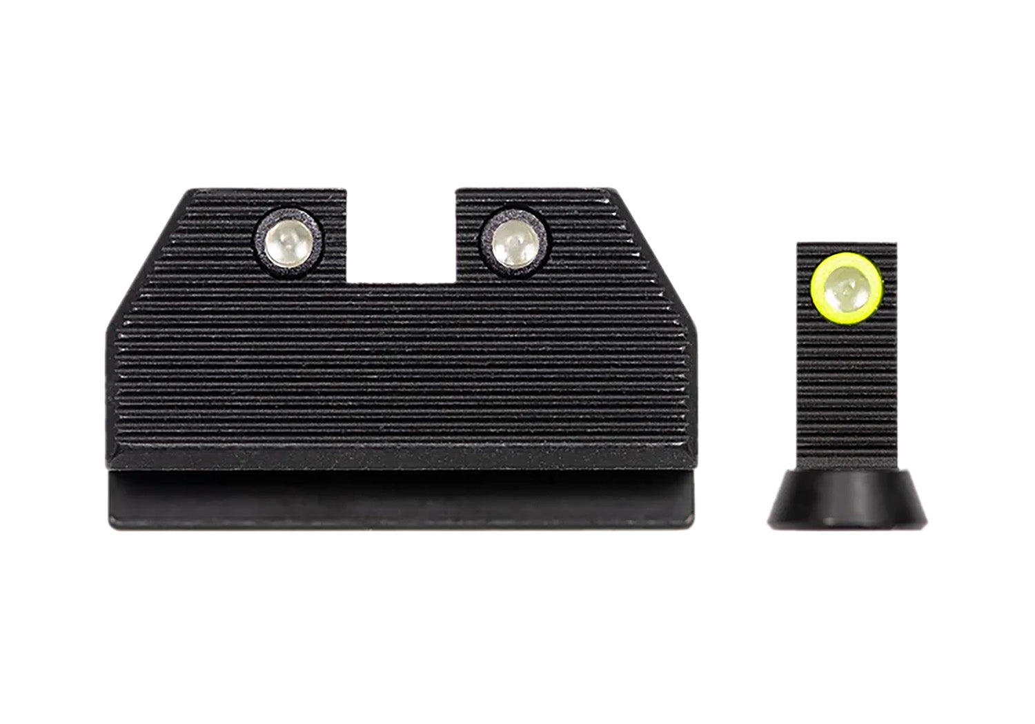Night Fision CZU077286355YGZG Optics Ready Stealth Series For CZ-USA Green Tritium Yellow Outline Front Sight-Green Tritium Black Outline Rear Sight