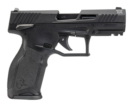Taurus 1-2TX22341-5X10 TX22 Full Size Frame 22 LR 10+1 4.10" Black Non-Threaded Barrel, Black Serrated Slide, Black Polymer Frame w/Picatinny Rail, Ergonomic Grip, 5 Mags
