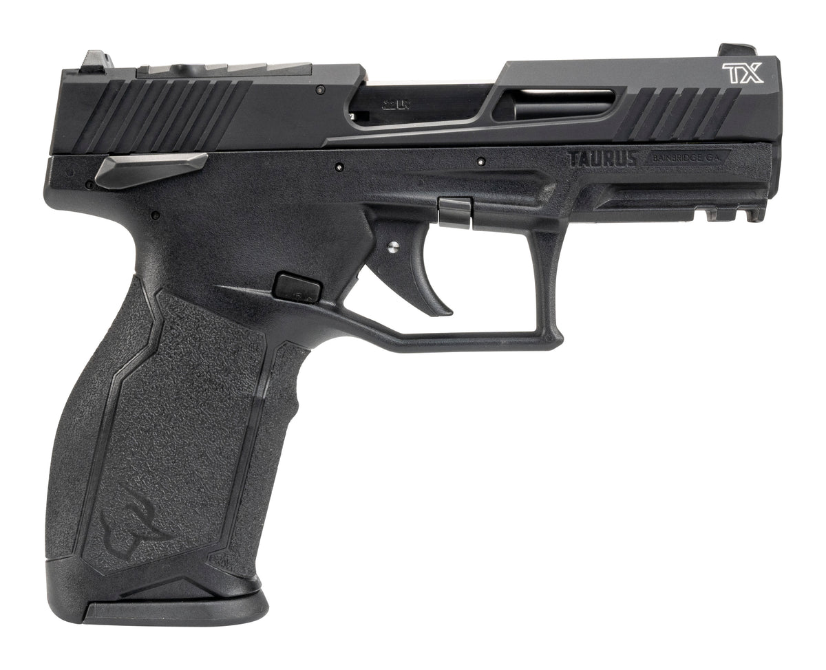 Taurus 12TX22P34110 TX22 T.O.R.O Gen 2 Full Size Frame 22 LR 10+1 4.10" Matte Black Steel Barrel, Black Hard Coat Anodized Optic Ready/Serrated Slide, Black Polymer Frame w/Picatinny Rail, Right Hand