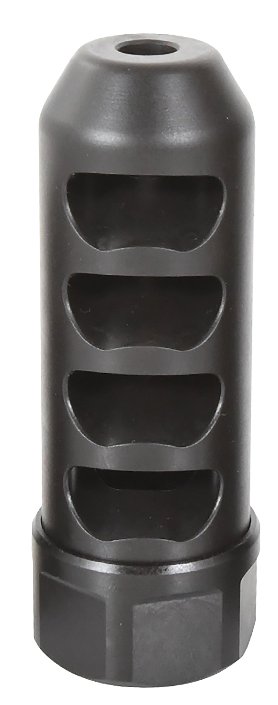 American Precision Arms G2F5838N Gen 2 Fat Bastard Self Timing Brake Black Nitride Stainless Steel with 5/8"-24 tpi Threads, 3.30" OAL & 1.115" Diameter for 338 Cal Rifle