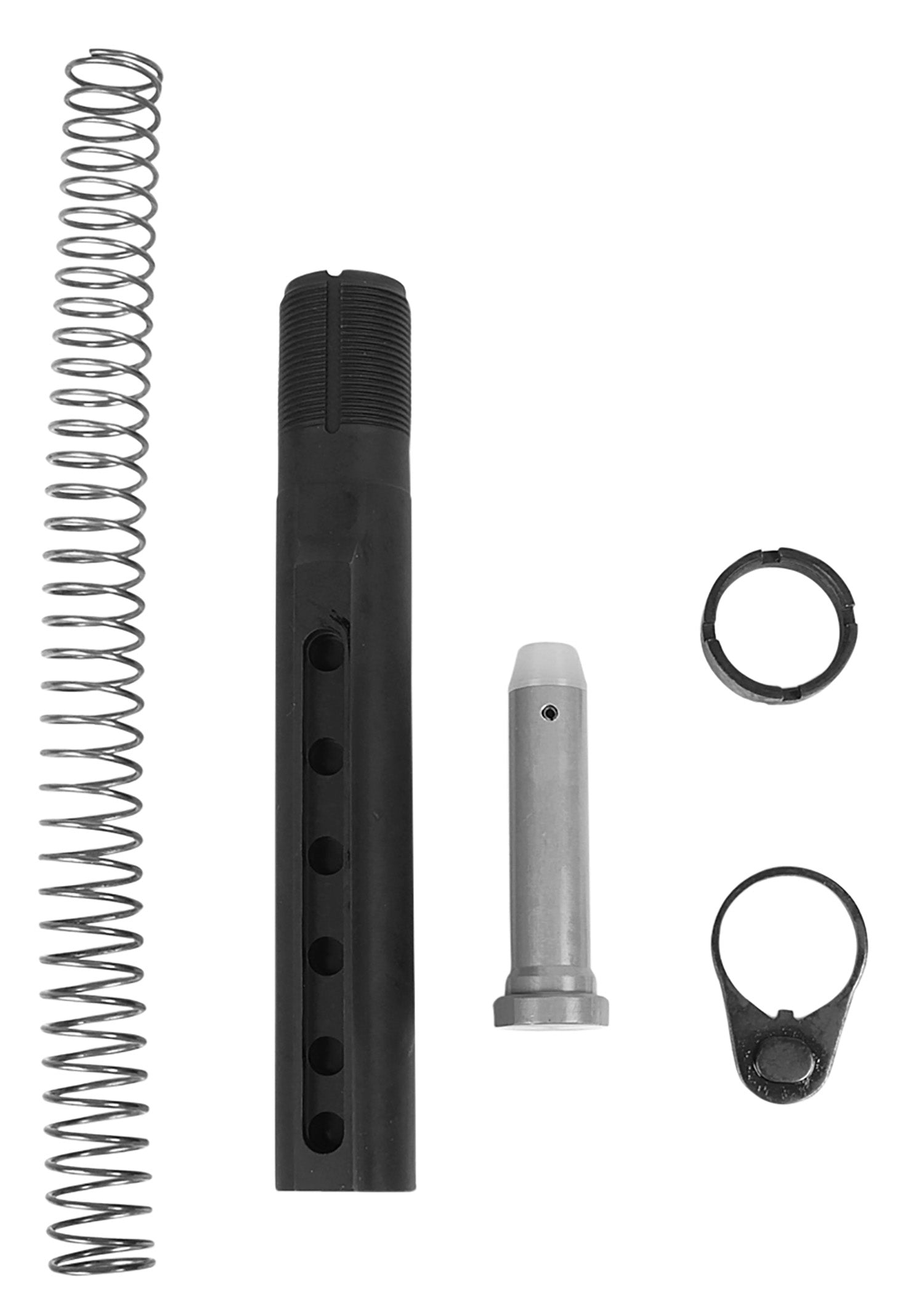 LBE Unlimited CBUFKIT Commercial Buffer Tube Kit 6 Position AR-15 Black
