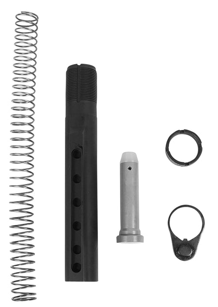 LBE Unlimited CBUFKIT Commercial Buffer Tube Kit 6 Position AR-15 Black