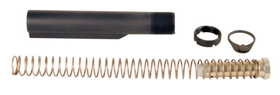 LBE Unlimited MILBUFKTCG Mil-Spec Buffer Tube Kit 6 Position AR-15 Gray