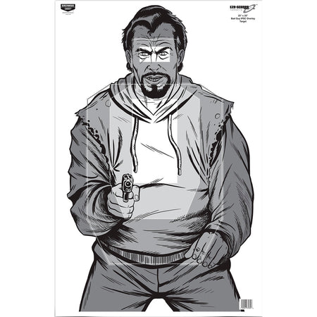 Birchwood Casey Eze-Scorer Bad Guy IPSC Target 23 x 35 in. 100 Pack