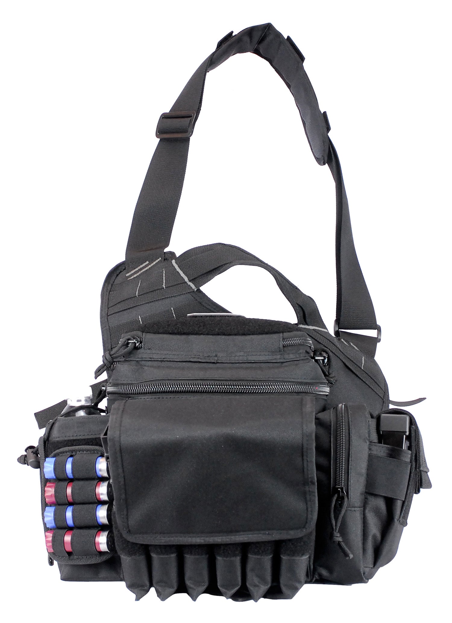 GPS Bags 1180RDPB Rapid Deployment Sling Pack Black 600D Polyester Large 1 Handgun