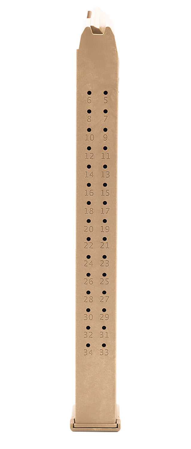 Toolman Tactical, Inc GL35C Glock 35rd 9mm Luger Flat Dark Earth Polymer