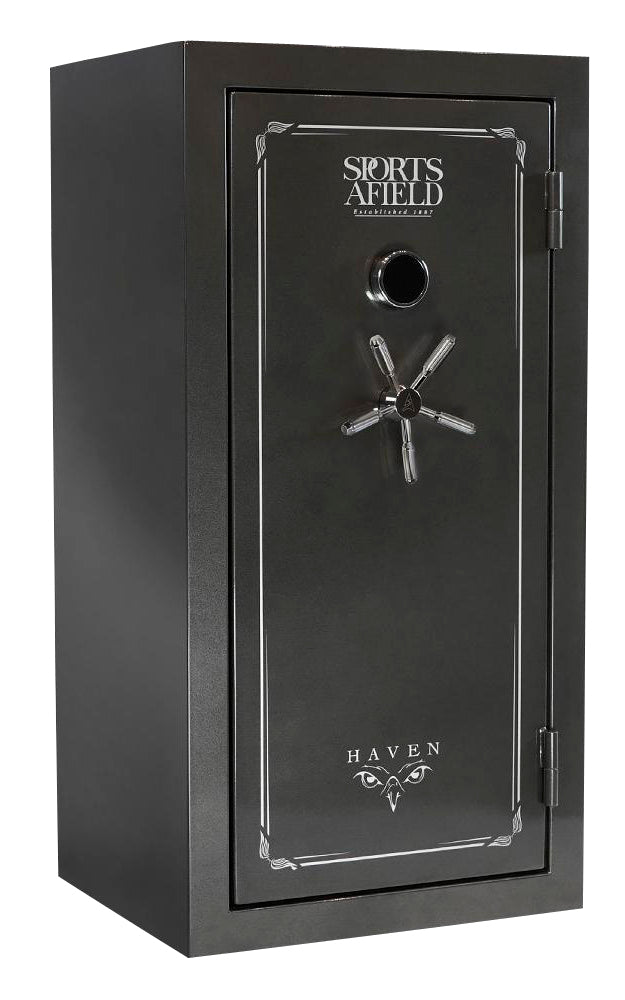Sports Afield SECSA5930HX Haven Electronic Keypad/Key Entry Dark Gray Metallic Steel Holds 36 + 6 59" H x 30" W x 25" D Fireproof- Yes