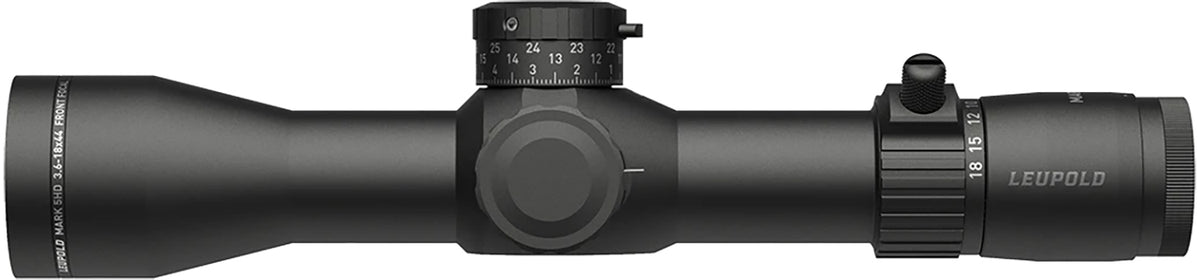 Leupold 180726 Mark 5HD Black Matte Black 3.6-18x 44mm 35mm Tube PR1-MIL Reticle First Focal Plane