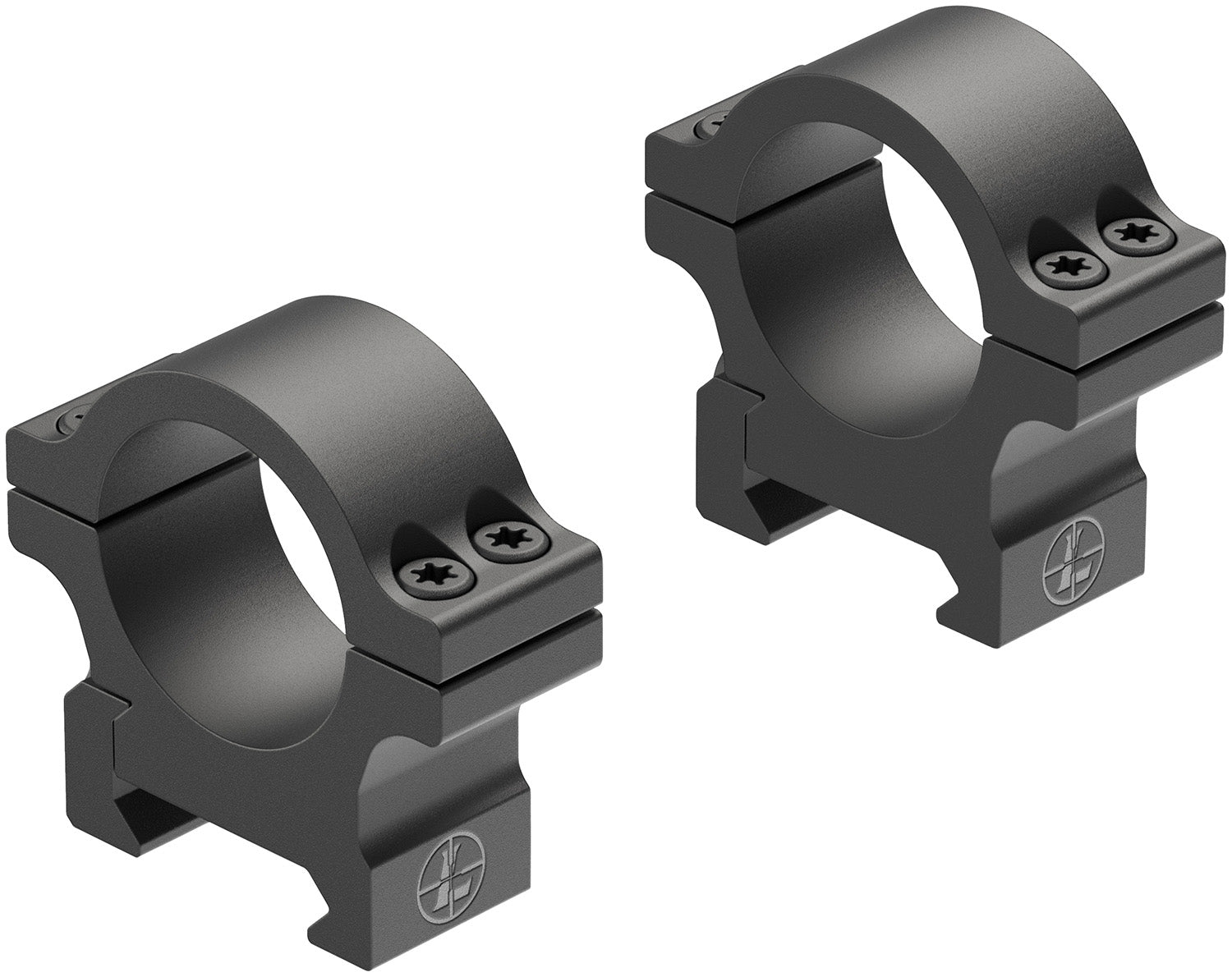 Leupold 180943 Open Range Cross-Slot Matte Black 1" Low