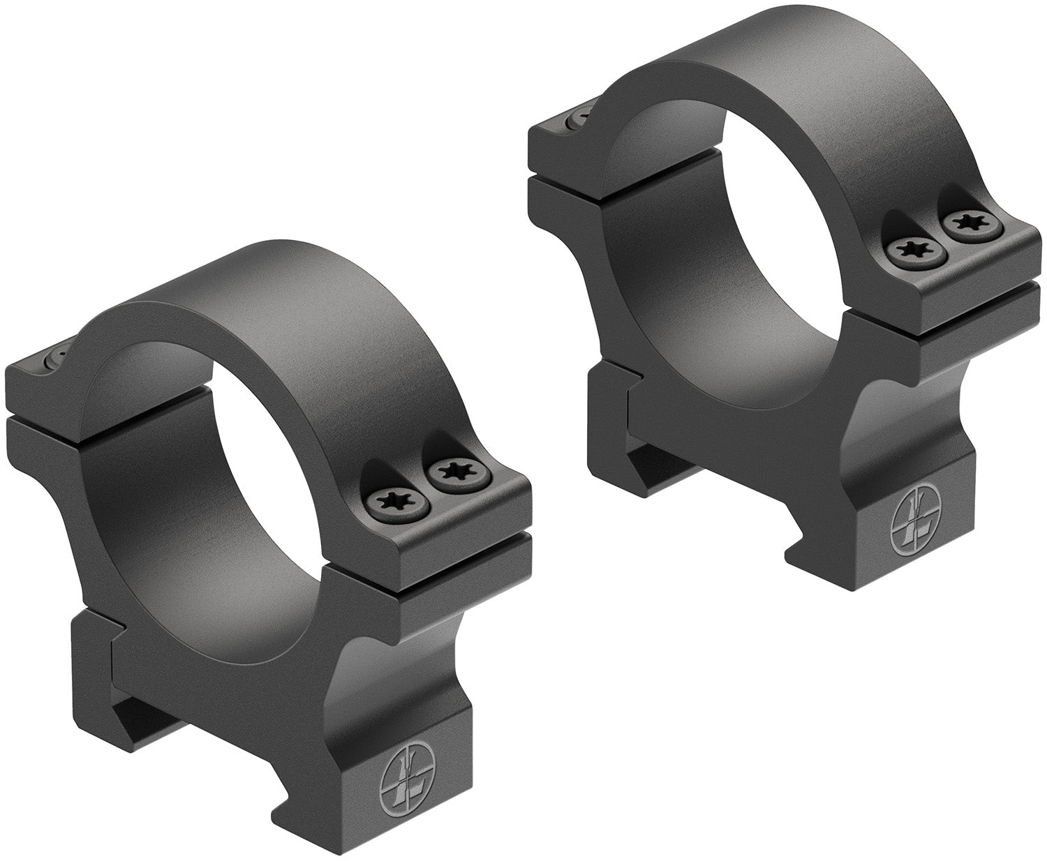 Leupold 180946 Open Range Cross-Slot Matte Black 30mm Low