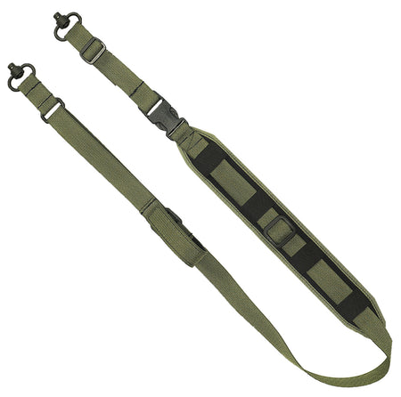 GrovTec US Inc GTSL130 QS 2-Point Sentinel OD Green Adjustable Rifle/Shotgun