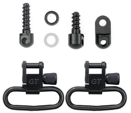 GrovTec US Inc GTSW313 Swivel Set Rifle 1.25" Black Phosphate Ruger 10/22