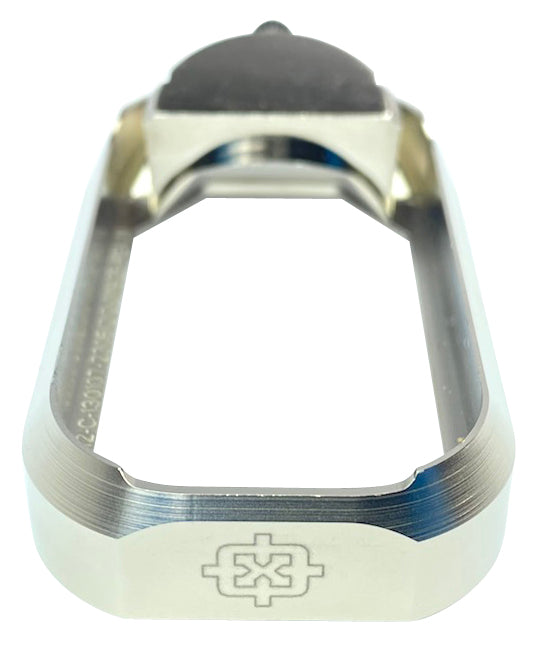 Cross Armory CRGFMWSV Flared Magwell Compatible w/Glock Gen1-3 Silver Anodized Aluminum