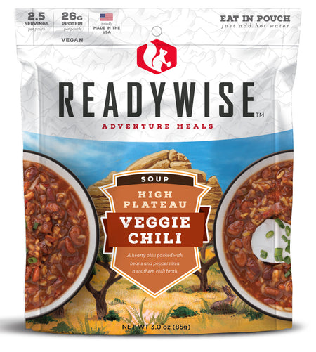 ReadyWise RW05001 Chili Mac w/Beef 2.5 Servings In A Resealable Pouch, 6 Per Case 851238005438