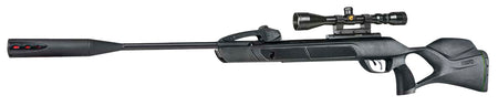 Gamo 611003865554 Swarm Magnum 10X Gen 3 Gas Piston 22 10rd Shot Black Black Steel Barrel Black Receiver Black All Weather Lightweight Thumbhole Stock Scope 3-9x40mm