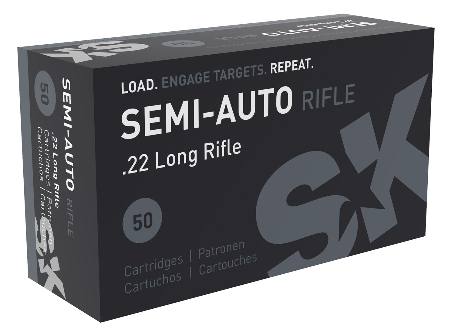 SK .22 Long Rifle Semi-Auto Rifle 40gr Solid Ammo