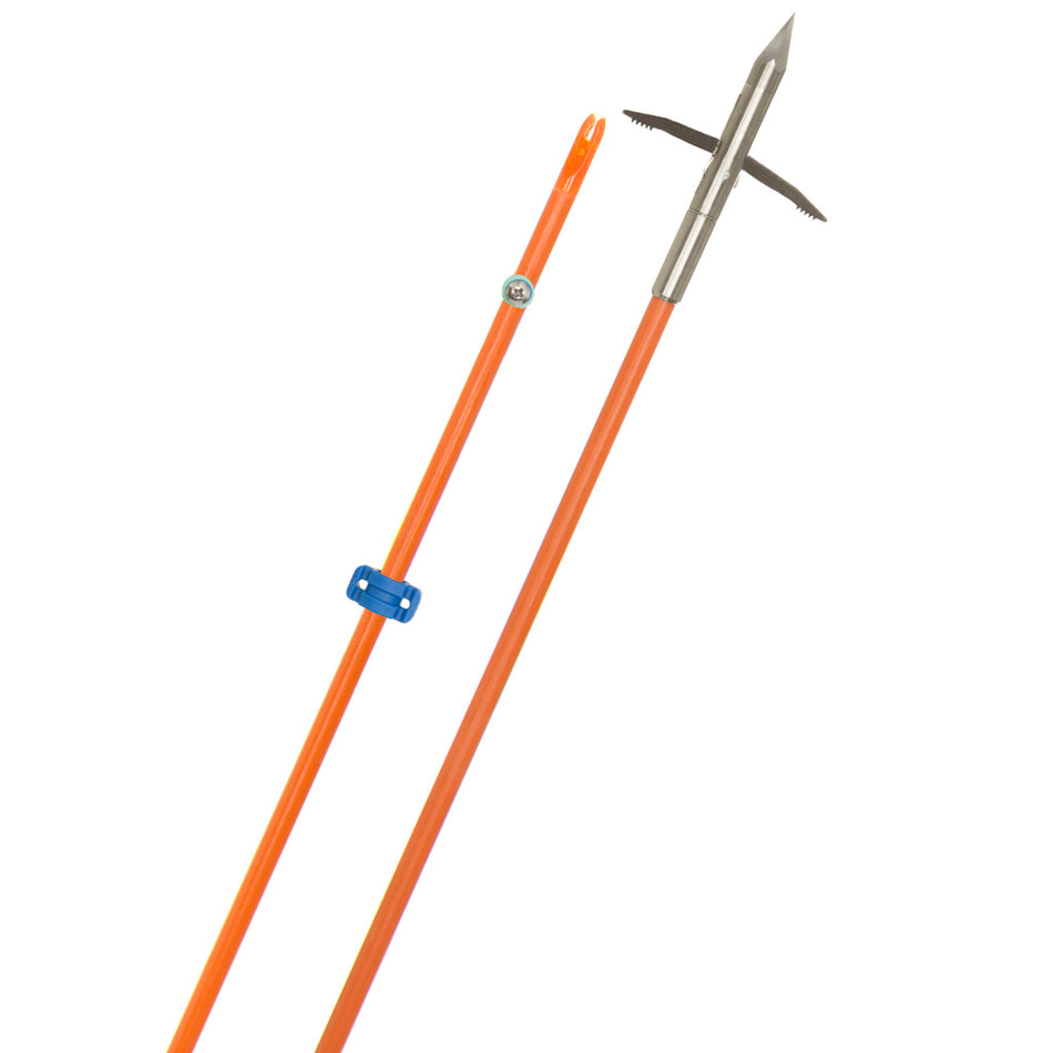 Fin Finder Raider Pro Bowfishing Arrow Orange with The Kraken Point