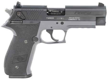 GSG GERG2210FFS FireFly 22 LR 10+1 4" Black Serrated Slide, Smoke Zinc Alloy w/Accessory Rail Frame, Black Polymer Grip