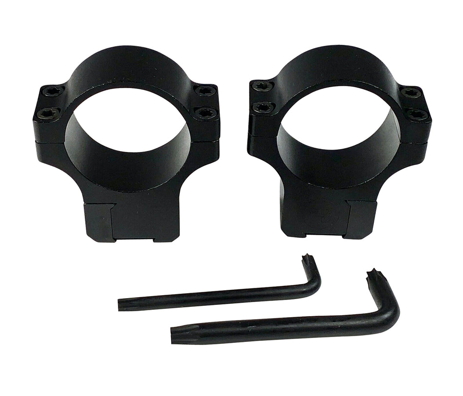 CZ-USA 40087 CZ Rings 457/455 Matte Black 30mm Medium