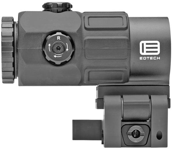 EOTech, G45, Magnifier, 5X, QD Mount, Switch to Side, Tool-Free Vertical and Horizontal Adjustments, Black Finish, 34mm