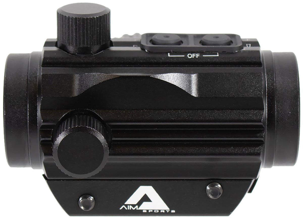 Aim Sports RD120PE Micro Dot 5 MOA Black Anodized 1x20mm Red/Green Dual Illuminated