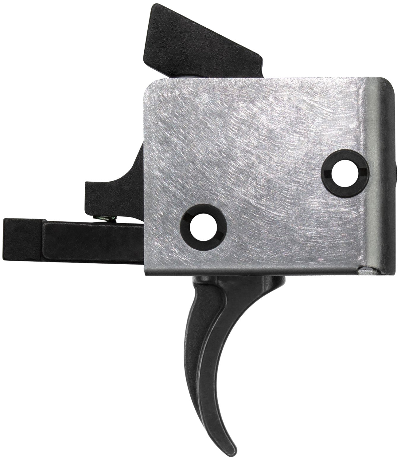 CMC Triggers 91505 Drop-In Single-Stage Curved Trigger w/ 3-3.50 lbs Draw Weight, Large Pin model with Black Finish