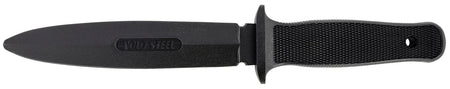 Cold Steel CS92R10D Peace Keeper I Rubber Trainer 7" Fixed Plain Blade Black Santoprene