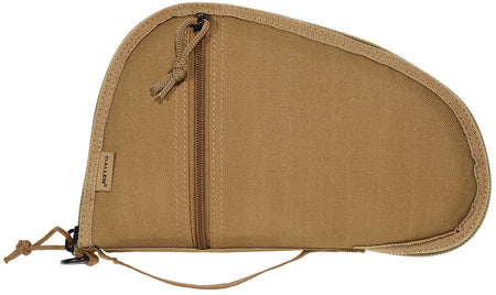 Allen 3613 Torrey Handgun Case Coyote Tan Polyester, Small Accessory Pocket, Muzzle Pocket & Lockable Zipper 10.50" x 6.50" Exterior Dimensions
