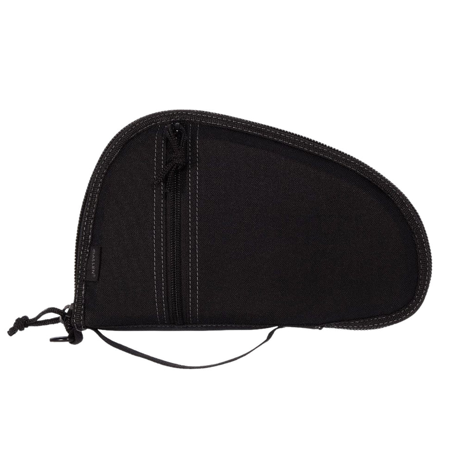 Allen 3615 Torrey Handgun Case Black Polyester, Small Accessory Pocket, Muzzle Pocket & Lockable Zipper 10.50" x 6.50" Exterior Dimensions