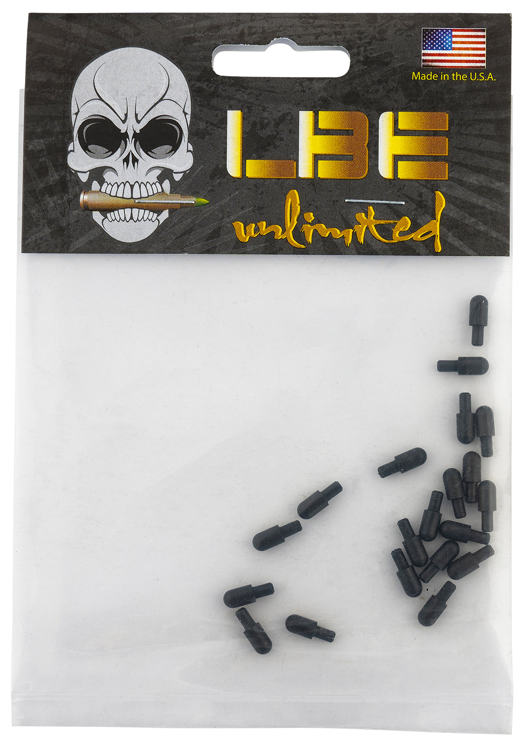 LBE Unlimited ARBCPL20PK AR Parts Bolt Catch Plunger 20 Pack AR-15 Black Steel