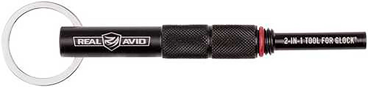 Real Avid AVGLOCK21 2-In-1 Tool Black Steel Handgun Fits Glock Knurled Handle