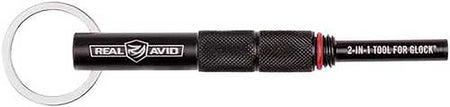 Real Avid AVGLOCK21 2-In-1 Tool Black Steel Handgun Fits Glock Knurled Handle