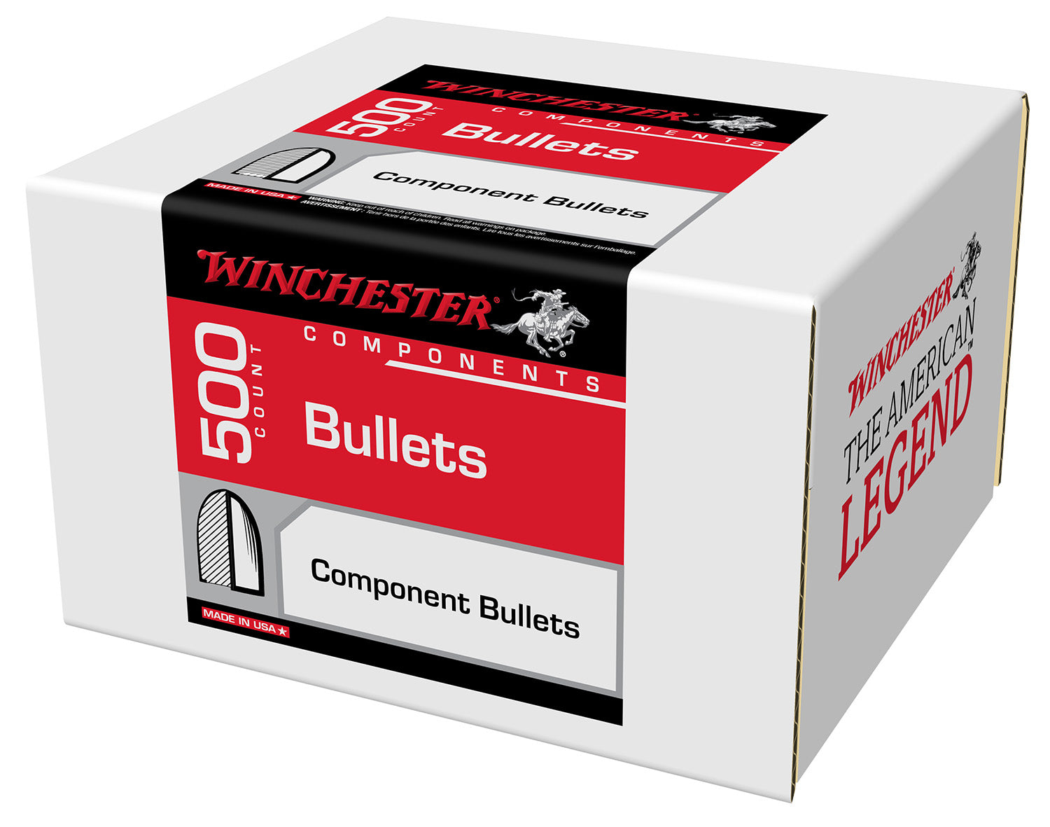 Winchester Ammo WB357H158D Centerfire Handgun Reloading 357Mag 158gr Jacketed Hollow Point 500 Per Box/4 Case