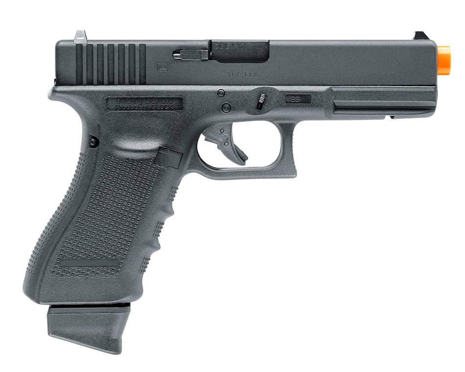 Umarex 2276318 G17 Gen4 Airsoft Pistol CO2 6mm 23+1 Black Polymer Frame & Grips, Compatible With Most Glock 17 Holsters, Accessories & Gear