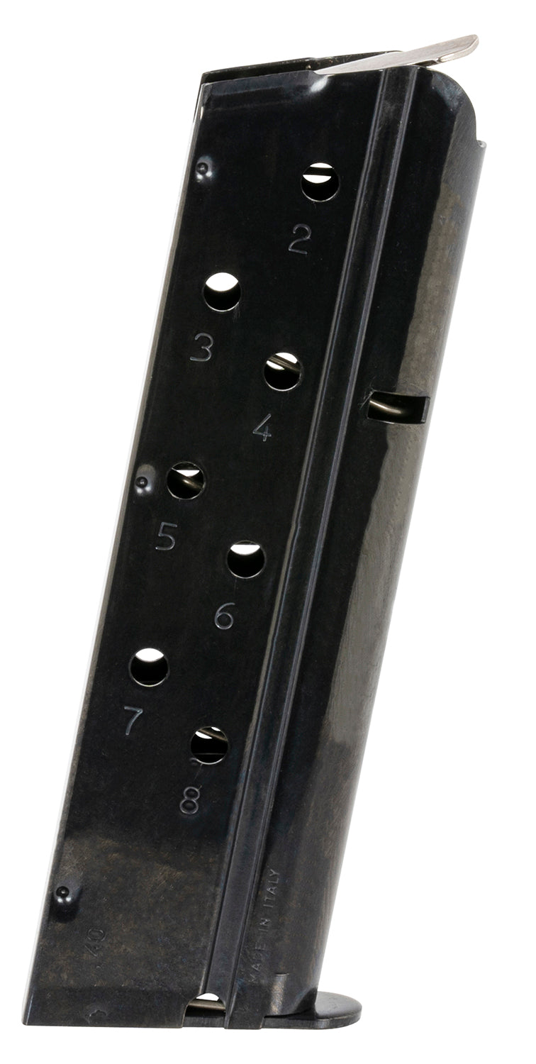 Mec-Gar MGCGOV40B Standard 8rd 40 S&W Fits 1911 Government Blued Carbon Steel