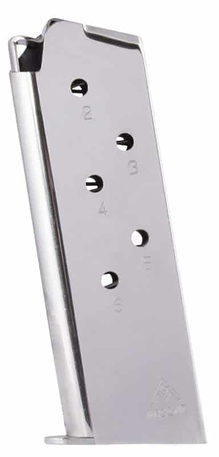 Mec-Gar MGCO4506N Standard 6rd 45 ACP Fits 1911 Officer Nickel Carbon Steel