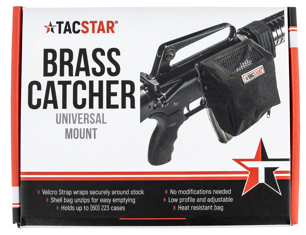 Lyman 1081245 Universal Brass Catcher Black Canvas Velcro Mount