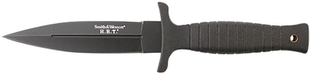 Smith & Wesson Knives SWHRT9BCP H.R.T. 4.75" Fixed Spear Point Plain 7Cr17MoV High Carbon SS Blade Thermoplastic Rubber Handle 9" OAL