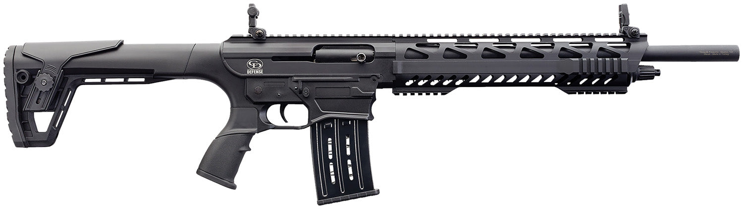 Charles Daly 930192 AR 12A Full Size Frame 12 Gauge Semi-Auto 3" 5+1 18.50" Black Steel Barrel, Black Aluminum Receiver, Black Synthetic Stock w/Adj Comb, Black Polymer Grip