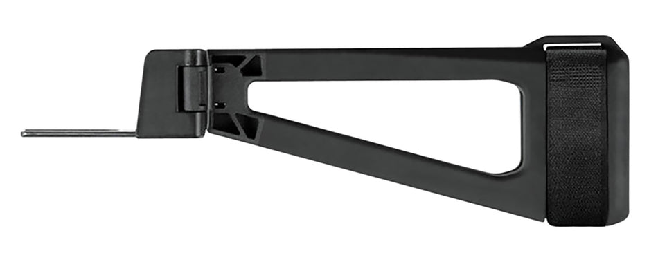 SB Tactical AKTF01SB AKTF Left Side Folding Black Synthetic with 11.75" OAL & Nylon Strap for AK-47, AK-74 (Tube Not Included)