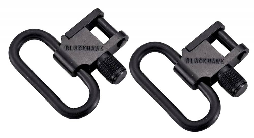 Blackhawk 70SW01BK Lok-Down  1" Blued Steel