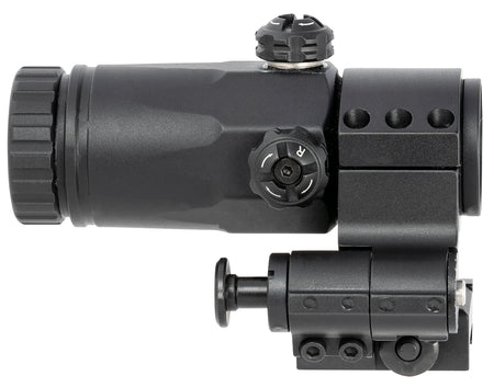 Meprolight USA 8014000400 MX3-F Magnifier Black 3 x 1.06" Push Button Flip to Side