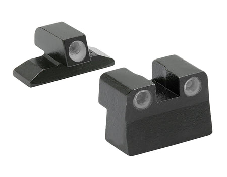 Meprolight USA 102423101 Tru-Dot Green Tritium White Outline Front Sight-Green Tritium White Outline Rear Sight Bersa Thunder 380