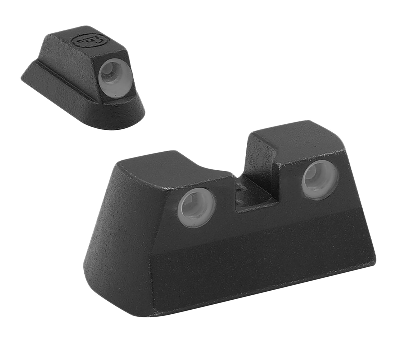 Meprolight USA 177763101 Tru-Dot Green Tritium White Outline Front Sight-Green Tritium White Outline Rear Sight CZ 75/82/83/85