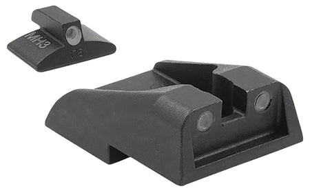 Meprolight USA 195933101 Tru-Dot Green Tritium White Outline Front Sight-Green Tritium White Outline Rear Sight IWI Jericho 941/Baby Eagle