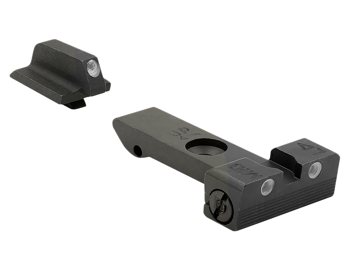 Meprolight USA 209963101 Tru-Dot Sight Set Green/Tritium Fits Ruger GP100, Post Mount