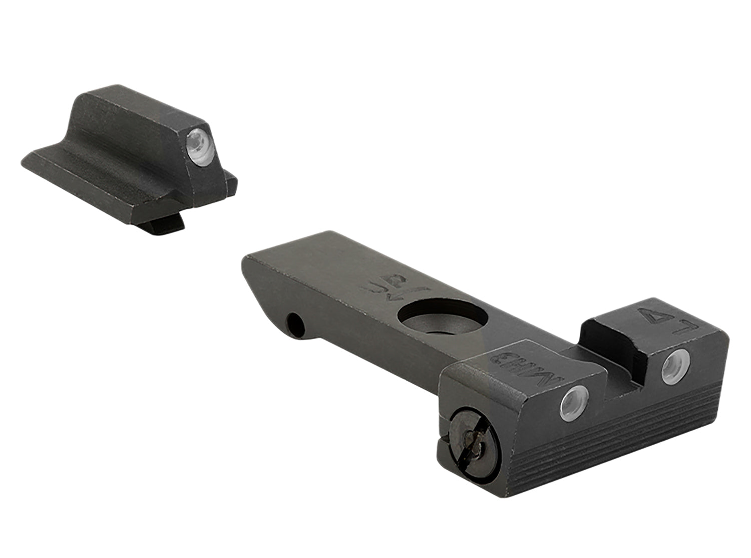 Meprolight USA 209963101 Tru-Dot Sight Set Green/Tritium Fits Ruger GP100, Post Mount
