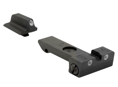 Meprolight USA 209963101 Tru-Dot Sight Set Green/Tritium Fits Ruger GP100, Post Mount