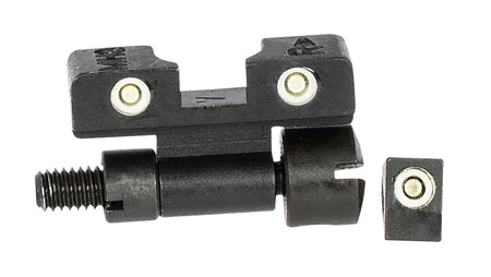 Meprolight USA 227703101 Tru-Dot Adjustable Sights Green Tritium White Outline Front Sight-Green Tritium White Outline Rear Sight Smith & Wesson K/L/N Frames