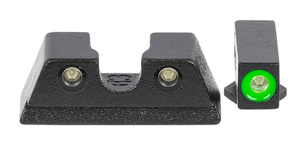 Meprolight USA 402203111 Hyper-Bright Green Tritium Green Outline Front Sight-Green Tritium Black Outline Rear Sight Glock 42/43